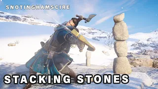 How to Stack the Cairn Stones in Snotinghamscire, Kinder Downfall ► Assassin's Creed Valhalla