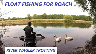 FLOAT FISHING FOR ROACH - Big River Wagler Trotting - River Trent - Hemp & Tares