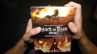 Attack on Titan Limited Edition Part 1 Blu-ray Dvd Combo Unboxing