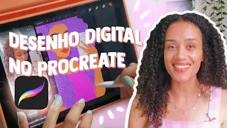 ⚡DESENHO DIGITAL NO PROCREATE DO ZERO - NOÇÕES BÁSICAS DO APP E DICAS DE DESENHO