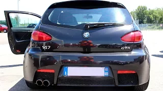 Alfa Romeo 147 GTA V6 3.2 BUSSO -  Start Up & PURE SOUND Straight Pipe