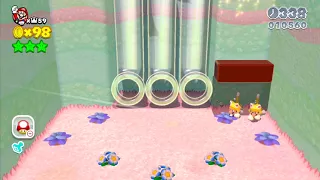 Super Mario 3D World - Green Stars & Stamps #13 - Double Cherry Pass (1080p60 HD)