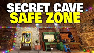 I Built a Secret Safe Zone inside a Cave - Rust