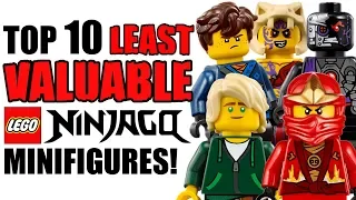Top 10 LEAST VALUABLE LEGO NINJAGO Minifigures!