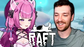 WE'RE SO CLOSE TO FINISHING RAFT! Part 4 (ft. Ironmouse)