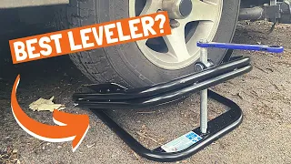 BAL leveler  setup on pop-up camper