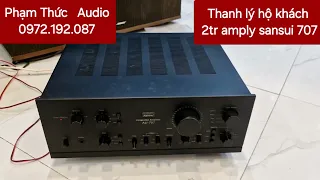 Thanh lý  Amply sansui 707 cứ 1kg là 100 nghìn  - hàng bao hoạt động hoàn hảo nha ae