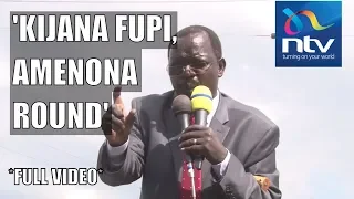 “Kijana fupi round”: Governor Lonyangapuo’s hilarious speech |FULL VIDEO