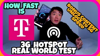 How fast is T-Mobile 3G Hotspot unlimited data in real world testing + Tips Tricks how to unlock 5G