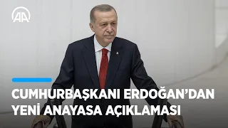 Cumhurbaşkanı Erdoğan, TBMM'nin yeni yasama yılı açılış programında konuşuyor