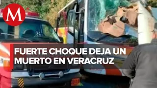 Choque en carretera de Veracruz deja un muerto y 8 lesionados