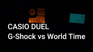 Casio G-Shock DW5600 vs Casio AE1200 World Time