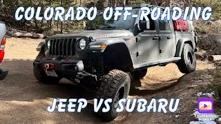 Colorado Off-roading (Jeep vs Subaru vs Toyota)
