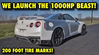 Rebuilding A 1000hp Nissan GT-R From Auction! (Part 13) WE LAUNCH IT!!