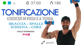 Tonificazione! Allenamento Completo per Braccia, Spalle e Addominali!