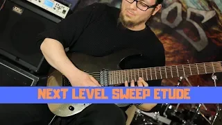 3 & 4 String Sweep Etude I Next level of sweep picking - The Beginning Shredder