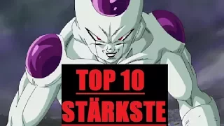 TOP 10 STÄRKSTE Dragonball Super Charaktere im TURNIER DER KRAFT