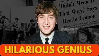 John Lennon WITTY Interview REACTIONS on NFL, LSD, Liverpool Accent, Being Roughed Up on Tour