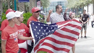 YouTuber Joey Salads Attempts to Frame Trump Protester & Fails Spectacularly (Prank Gone Wrong)