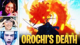 DENJIRO KILLS OROCHI - Orochi's Death Scene | One Piece 1075 Reaction Mashup