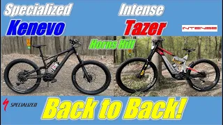 2022 Specialized Kenevo Expert vs 2021 Intense Tazer MX Pro Back to Back Ride Review