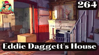 JUNE'S JOURNEY 264 | EDDIE DAGGETT'S HOUSE (Hidden Object Game) *Mastered Scene*