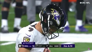 Justin Tucker’s game-winning 66 yard field goal 🤯 (NFL record)