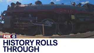 Steam train passes through Wauwatosa | FOX6 News Milwaukee