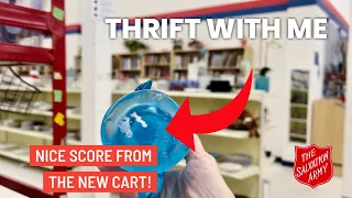 I SCORED From The New Cart! Thrifting At The SALVATION ARMY Thrift Store + THRIFTED HAUL