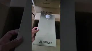 POMOLY T BRICK 2.0 woodstove unboxing video