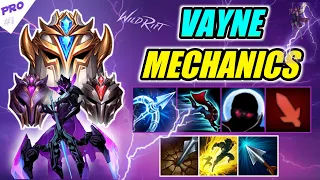 OTP Vayne Guide - Mechanics (Skills and Auto Attacks Resets Tutorial) Wild Rift | Enyav | #1