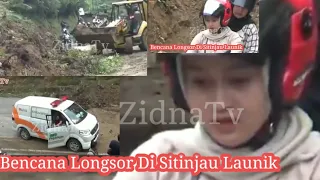 Bencana Longsor Parah,!!!,Di Sitinjau Lauik, Macet Total