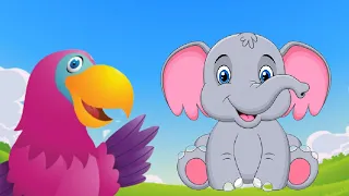 Слоненя що хотіло літати - Казка українською мовою - Мультфільми українською - Музика для дітей