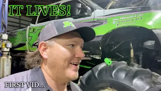 JH Diesel mud truck first start!!! It's Alive!!! And yes we finally have a youtube!!!