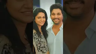 ALLU ARJUN 👩‍❤️‍💋‍👩👩‍❤️‍👨❣️❣️wife allu Sneha Reddy  #alluarjun #alluarjunfamily #viral