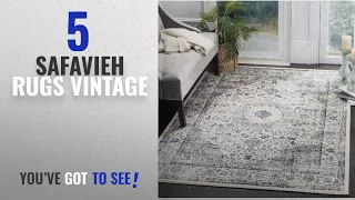Top 10 Safavieh Rugs Vintage [2018]: Safavieh Evoke Collection EVK220D Vintage Oriental Grey and