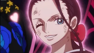Nico Robin “Sanji” Thank you relying on me! It made me happy!