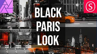 Black Paris Look - Dark Orange Moody - Affinity Photo Tutorial