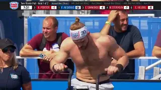 2018 CrossFit Games Two Stroke Pull Men Heat 1