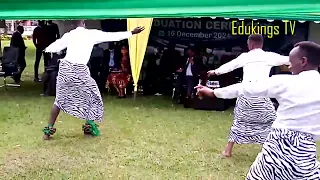 Dancers of University of Rwanda, College of Education-Rukara campus at graduation ceremony