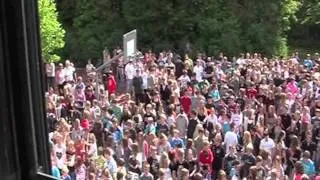 Flashmob zum Abschied von Herrn Brandt 2011