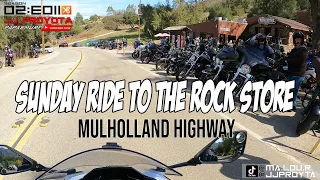 Ninja 300 and 400 - Ride To The Rockstore (Mulholland Highway)