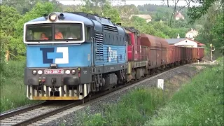 Nákladní vlaky v Podkrkonoší trať 032