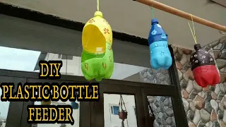 How to make a bird feeder /recycled plastic bottle 🐦🐦