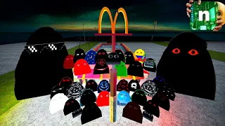 Angry MUNCI Family decided to have a BITE to EAT at McDonald's! (Part.2) Nico's Nextbots Garry's Mod