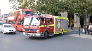 RARE - London Fire Brigade Fire And Rescue Unit Responding