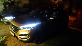 2016 Hyundai Tucson 1.6 T-GDI Night Driving Led Lights Test Spalanie Ciekawostki PL