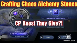Black Desert Mobile Crafting Chaos Alchemy Stones & CP They Give