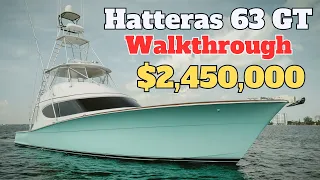 Hatteras 63 GT Convertible Sportfish Boat Walkthrough - Hatteras Yachts