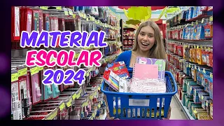 COMPRANDO MEU MATERIAL ESCOLAR 2024! - Luiza Vinco